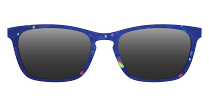 The Polarized Navy Holographic Bubbles Sun Top