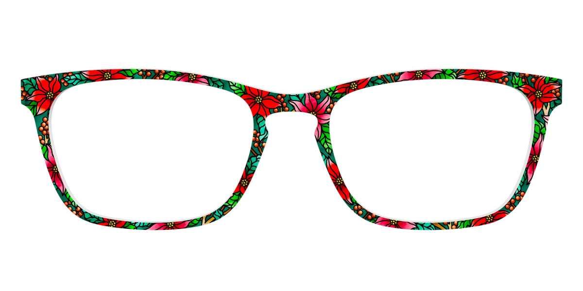 The Poinsettia Stained Glass
