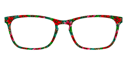 The Poinsettia Stained Glass