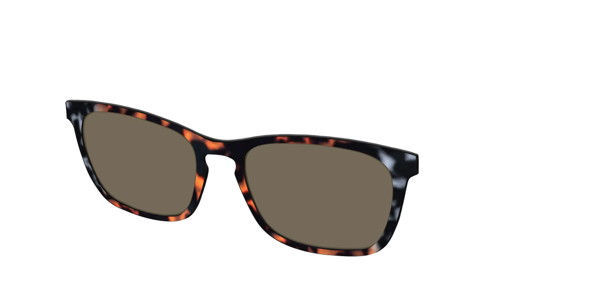 The Polarized Gray & Amber Tortoise Sun Top