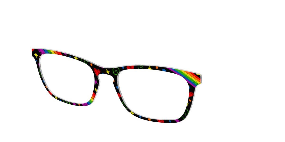 The Rainbow Chalk Doodles
