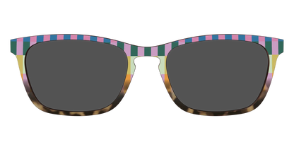 The Polarized Summer Stripes Tortoise Sun Top
