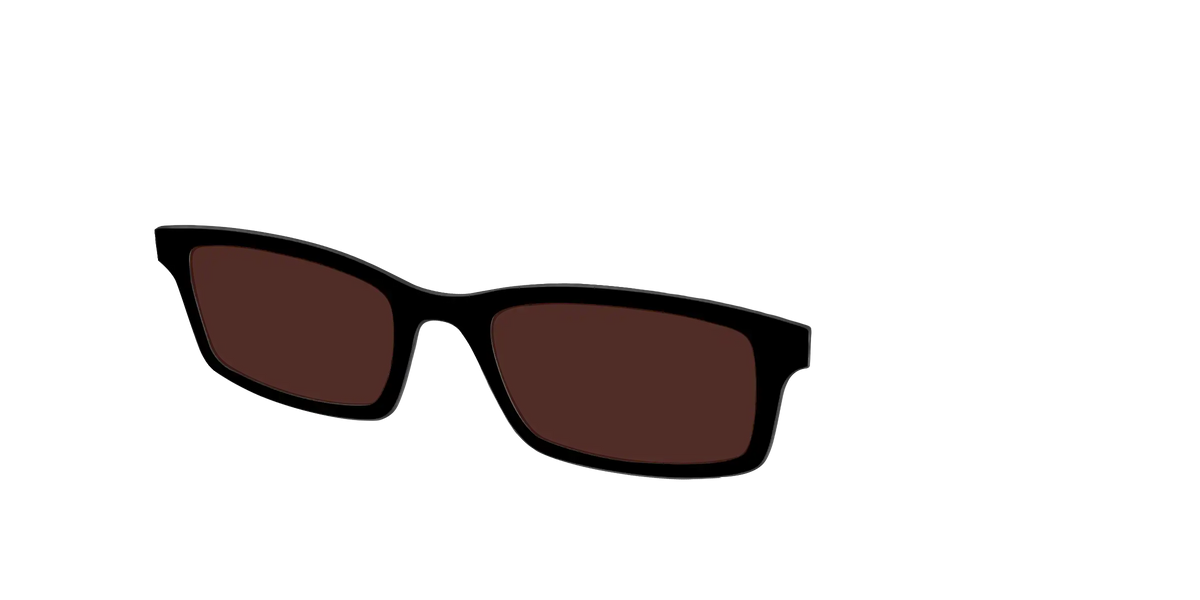 The Black with Brown Golf lens
