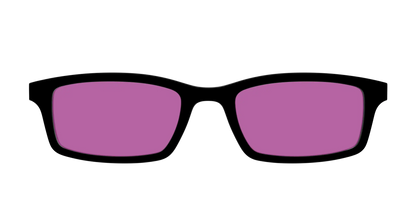 The Black with Violet Golf lens