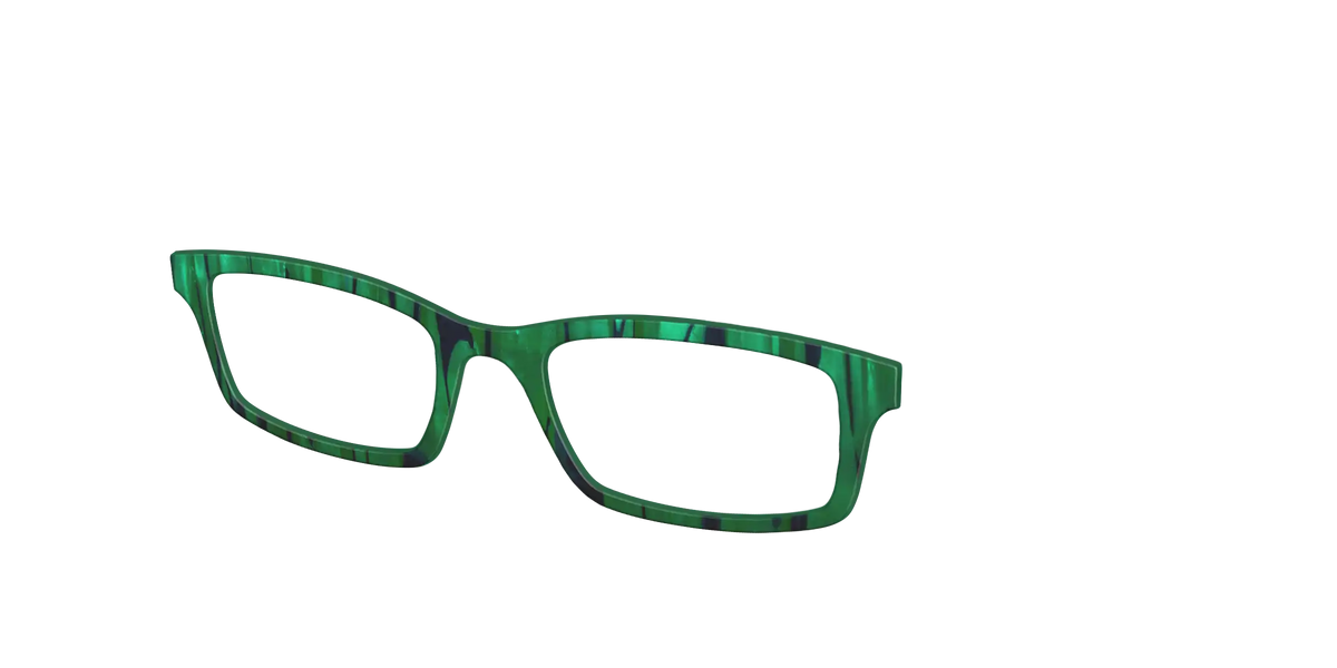 The Emerald Moire Stripes