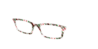 The Evergreen Plaid with Foil Crystal