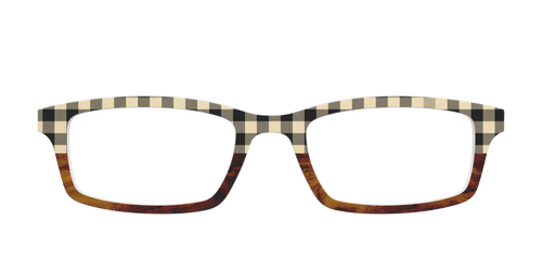 The Ivory Plaid Wood Split