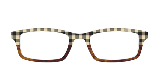The Ivory Plaid Wood Split
