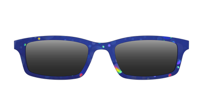 The Polarized Navy Holographic Bubbles Sun Top