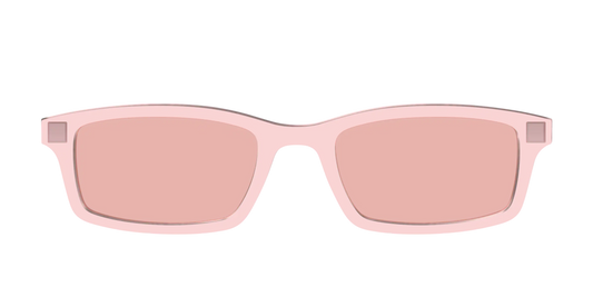 The Pink Crystal With Coral Pink lens