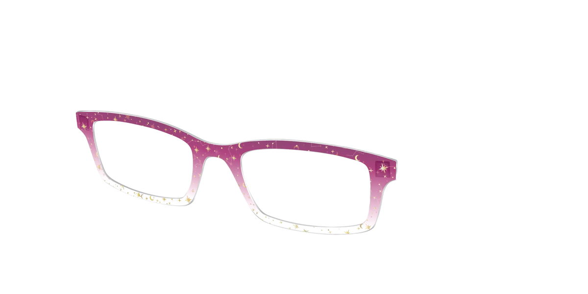 The Pink Ombre Gold Foil Crystal