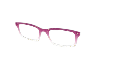 The Pink Ombre Gold Foil Crystal