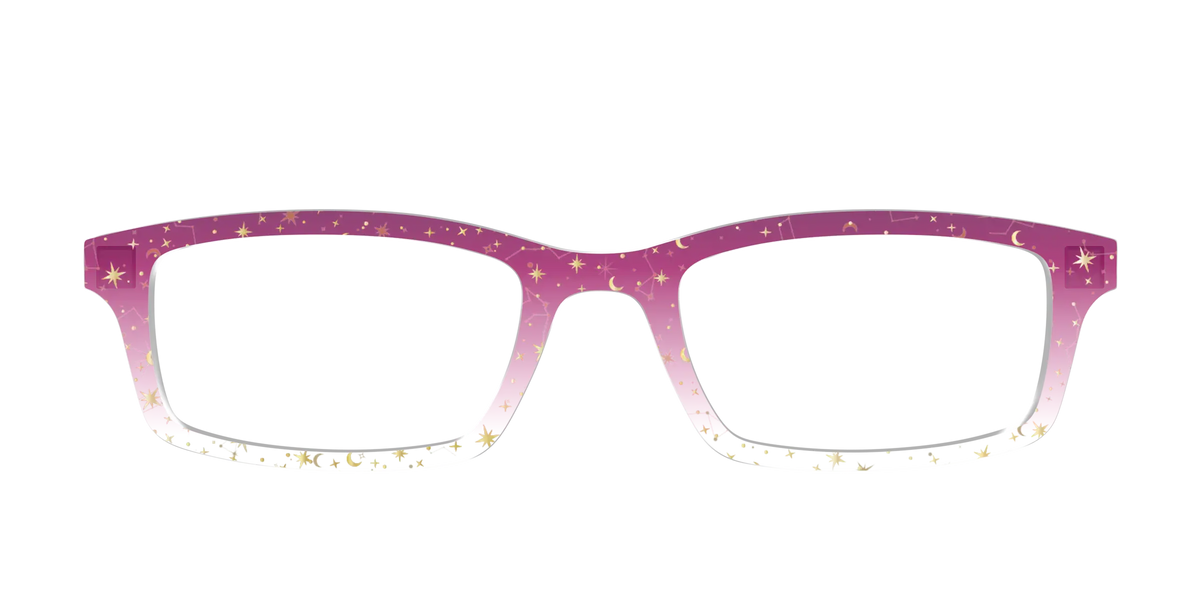 The Pink Ombre Gold Foil Crystal