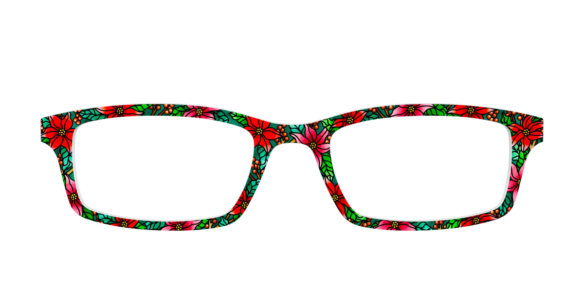 The Poinsettia Stained Glass