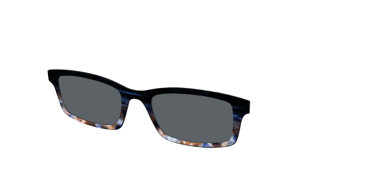 The Polarized Blue Horn Tortoise Sun Top