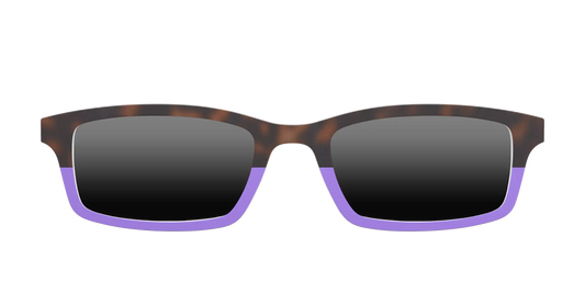 The Polarized Purple Tortoise Sun Top