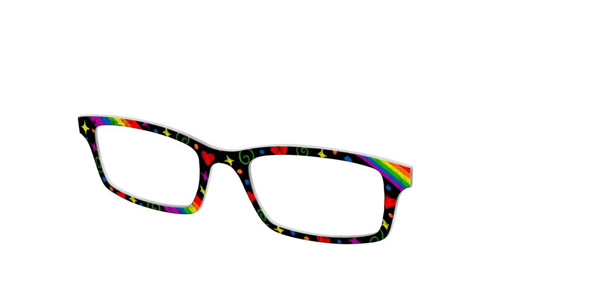 The Rainbow Chalk Doodles