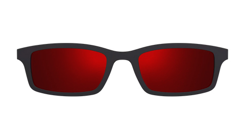 The Polarized Red Reflective Sun Top