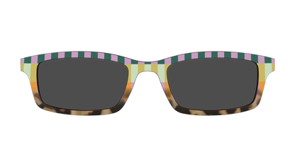 The Polarized Summer Stripes Tortoise Sun Top