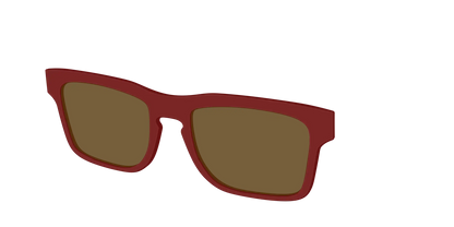 The Polarized Burgundy Sun Top