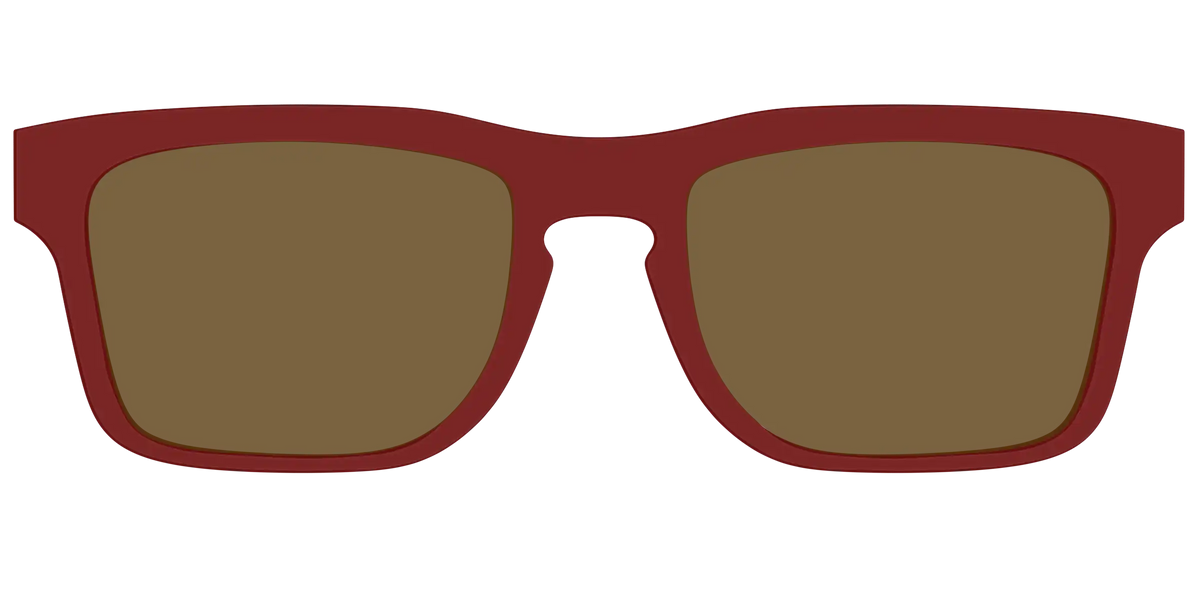 The Polarized Burgundy Sun Top