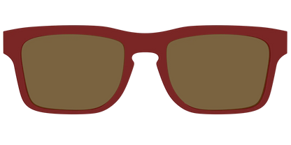 The Polarized Burgundy Sun Top