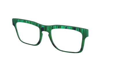 The Emerald Moire Stripes