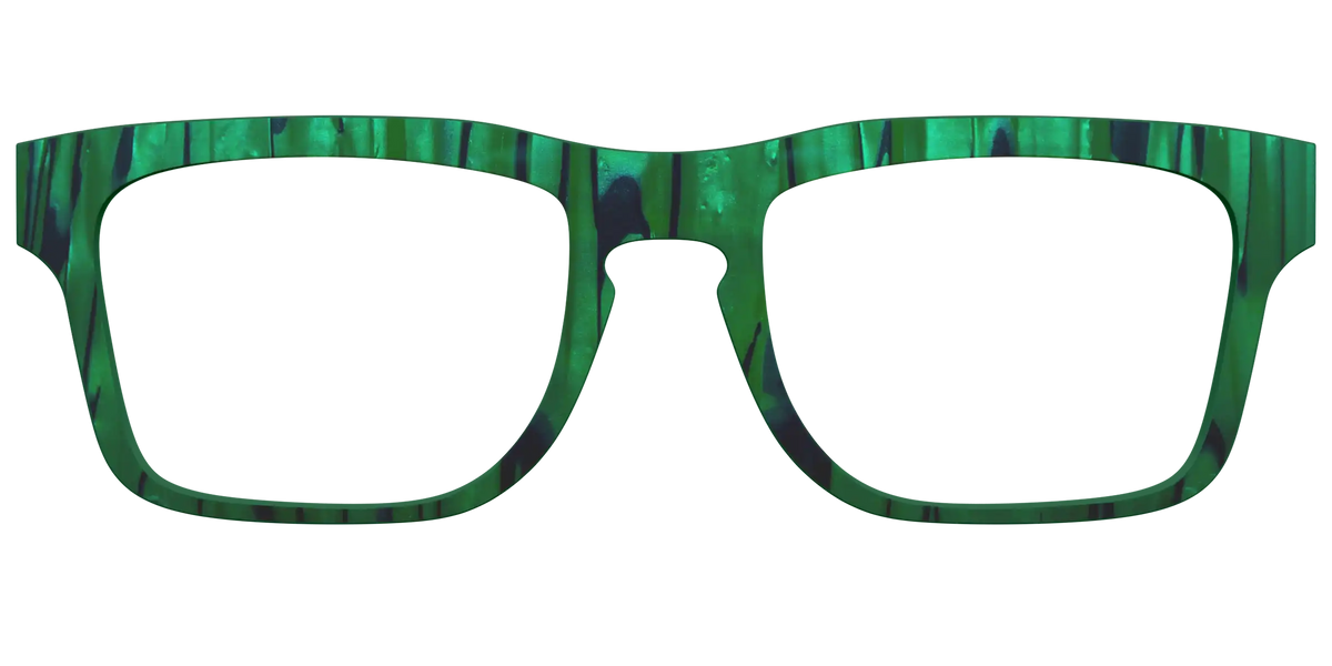 The Emerald Moire Stripes