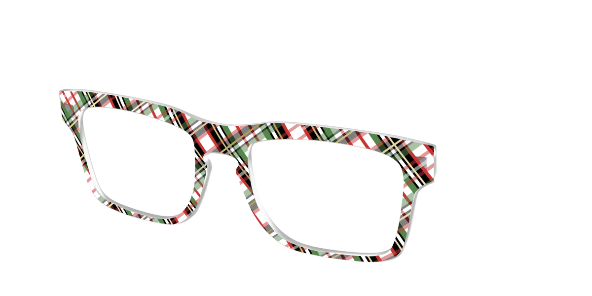 The Evergreen Plaid with Foil Crystal