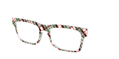 The Evergreen Plaid with Foil Crystal