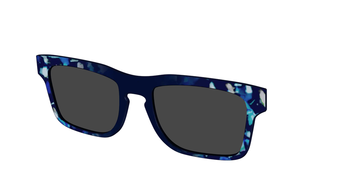 The Polarized Indigo Tortoise Sun Top