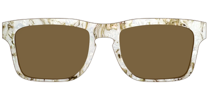 The Polarized Ivory Sand Pearl Shell Sun Top