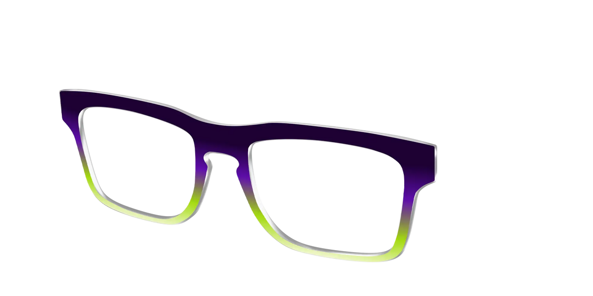 The Midnight to Electric Lime Gradient