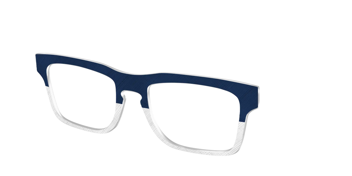 The Navy Plaid Crystal Split