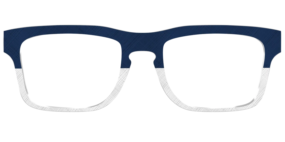The Navy Plaid Crystal Split