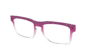 The Pink Ombre Gold Foil Crystal