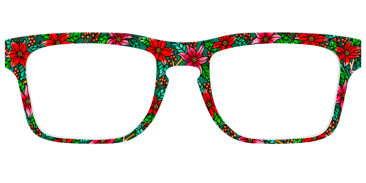 The Poinsettia Stained Glass