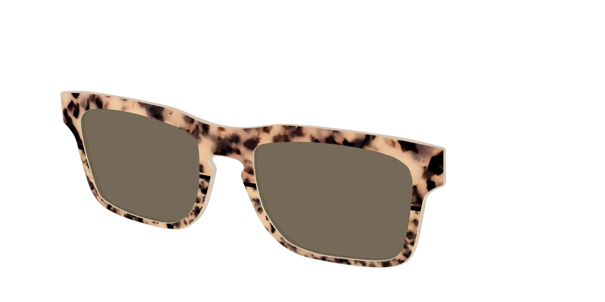 The Polarized Bisque Tortoise Split Sun Top