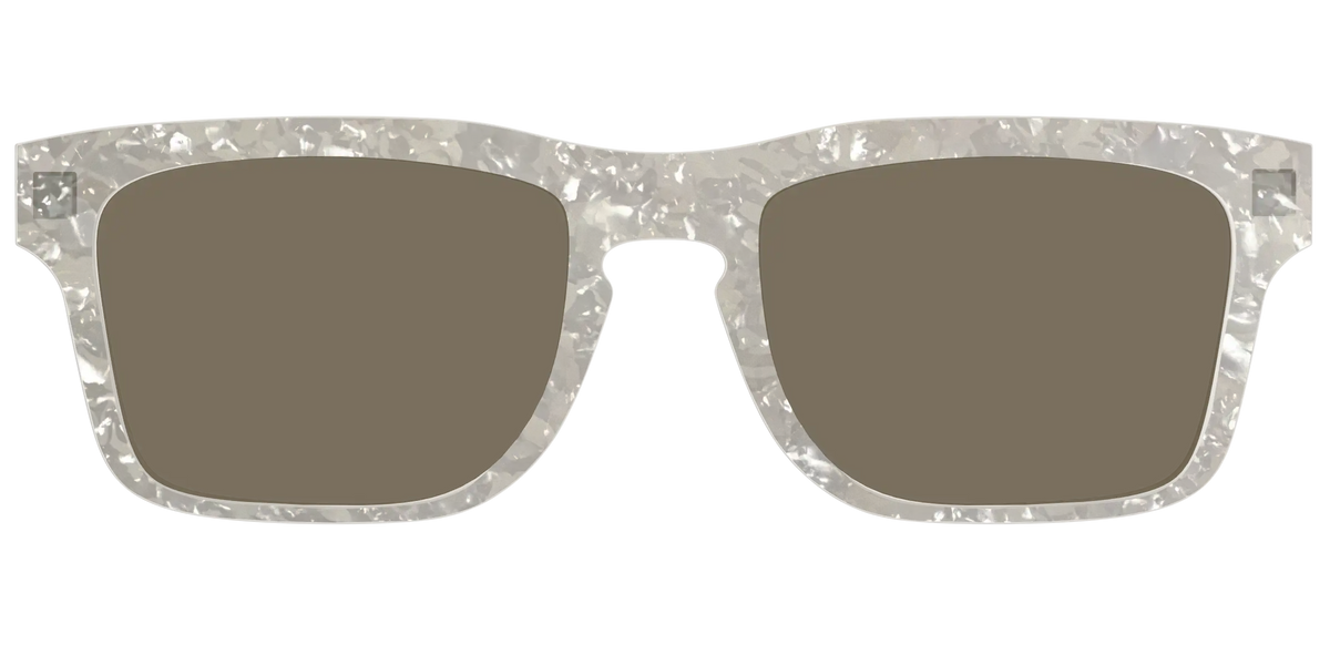 The Polarized White Quartz Pearl Sun Top