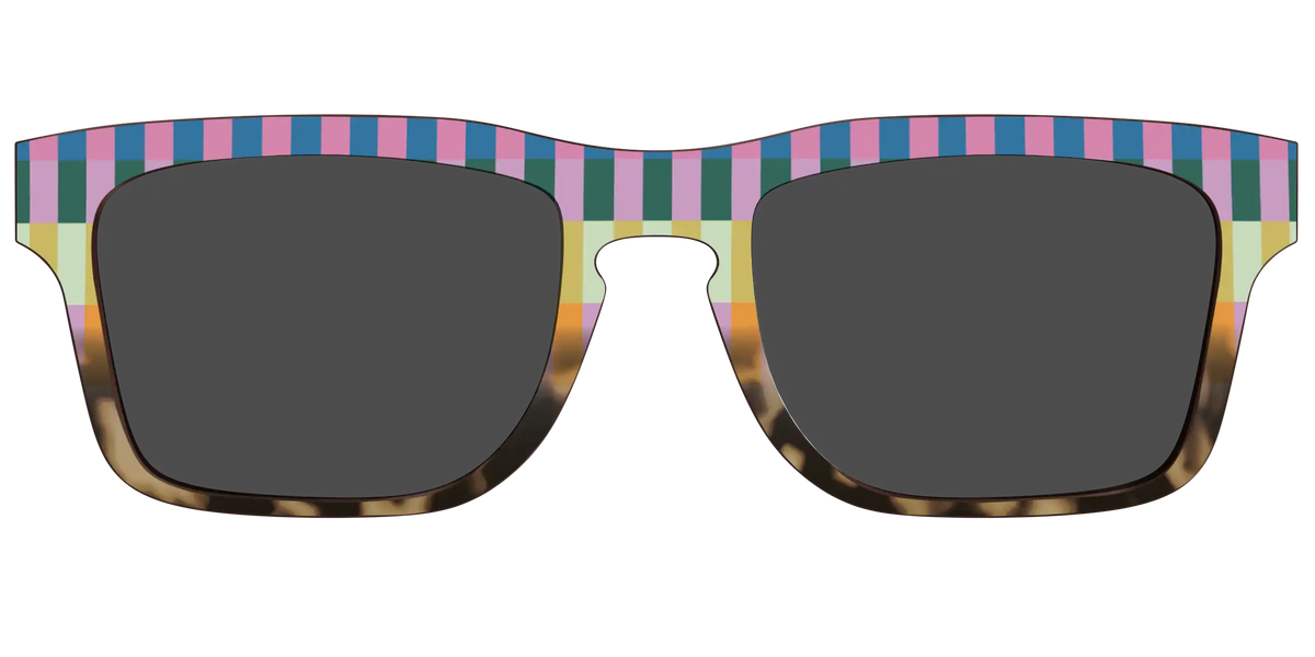The Polarized Summer Stripes Tortoise Sun Top