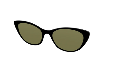 The Black with Green Racquet Sport lens