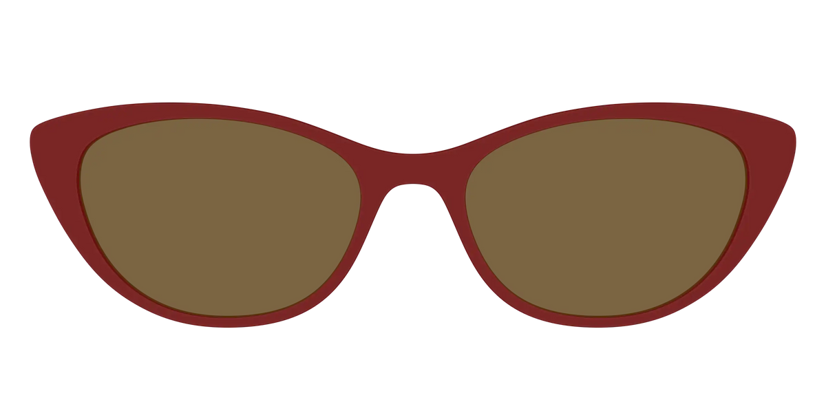 The Polarized Burgundy Sun Top