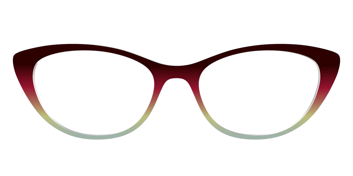 The Cherry to Frosted Mint Gradient