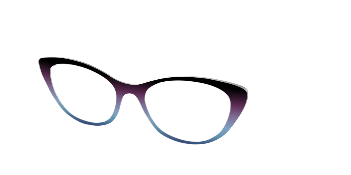The Dark Magenta to Cerulean Gradient