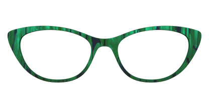 The Emerald Moire Stripes