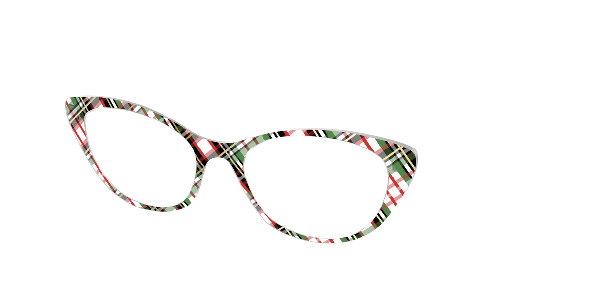 The Evergreen Plaid with Foil Crystal