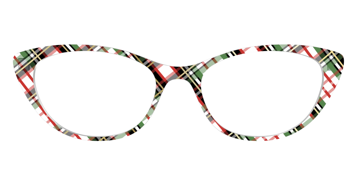 The Evergreen Plaid with Foil Crystal