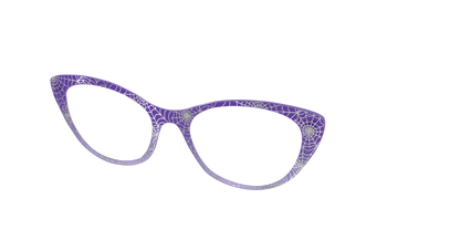The Holographic Purple Webbed Crystal