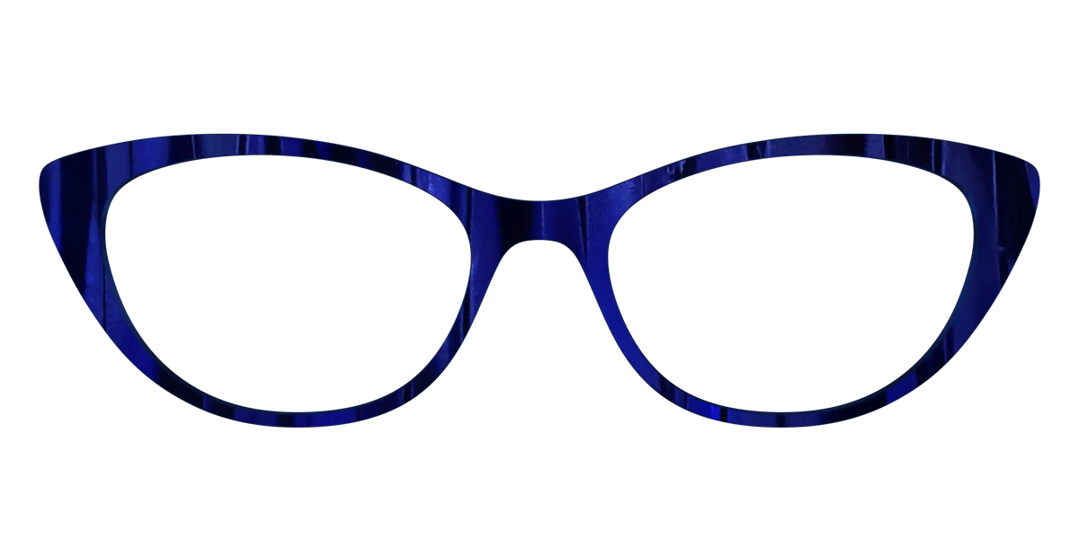 The Indigo Moire Stripes