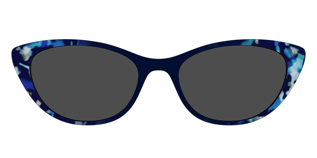 The Polarized Indigo Tortoise Sun Top